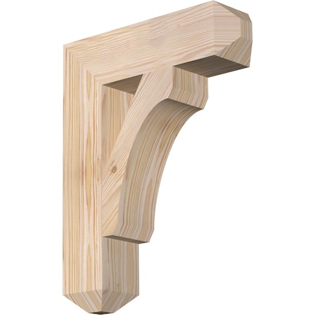 Ekena Millwork Legacy Craftsman Smooth Bracket, Douglas Fir, 3 1/2"W x 14"D x 18"H BKT04X14X18LEC04SDF